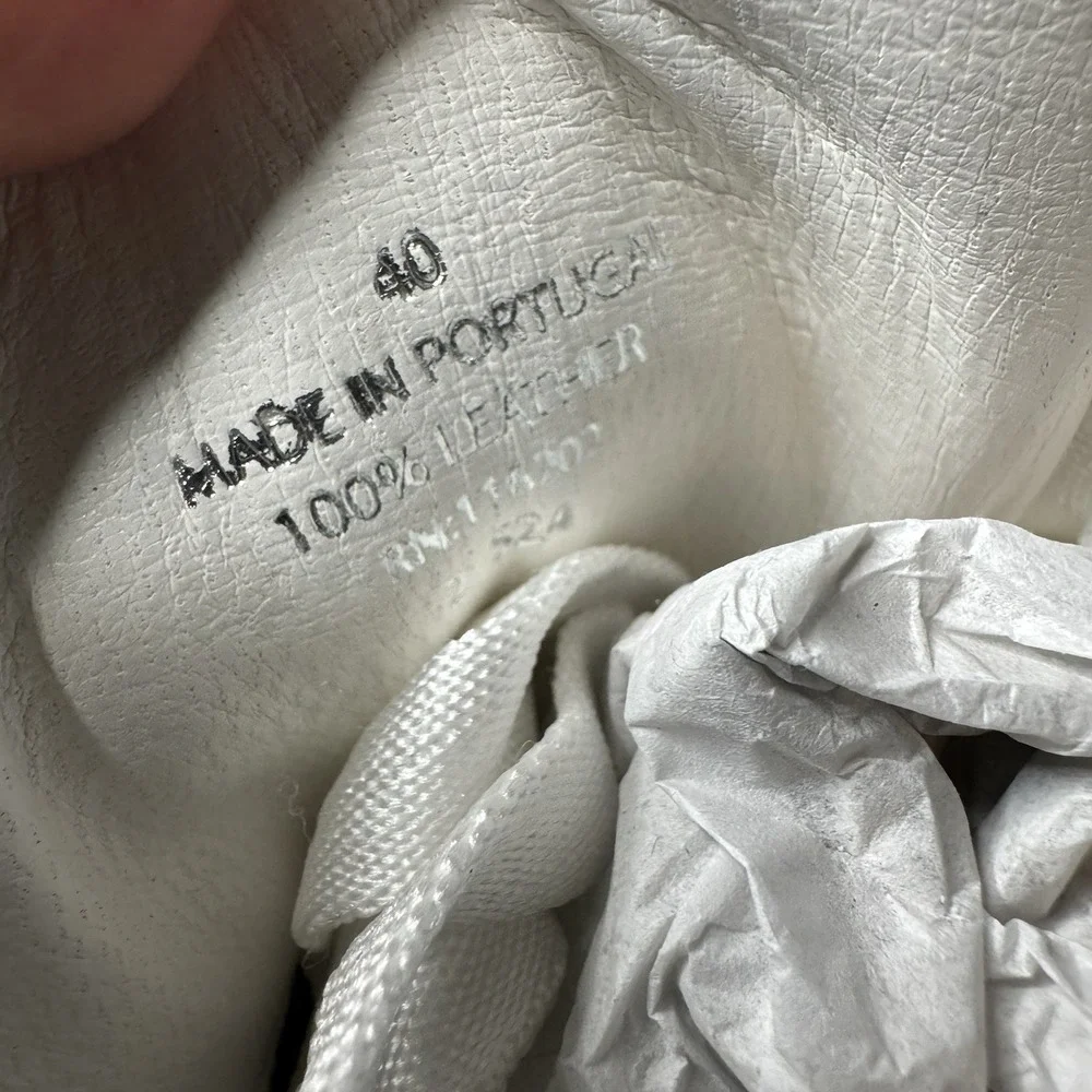 Zadig & Voltaire High Flash White Leather Hi-Top Sneakers Size 40‎ - Picture 7 of 7